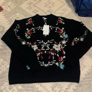 Lucy Paris embroidered sweater